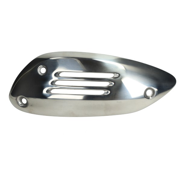hitteschild Piaggio origineel uitlaat euro-4/5 chroom GTS300 euro-5 1a014749
