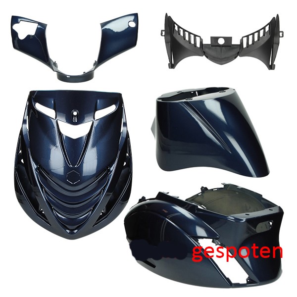 plaatwerkset DMP model SP EVO-2 dicht blauw midnight 222 5-delig zip2000