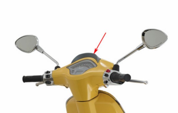 spoiler Piaggio origineel stuurkap tellerset opaco sprint 1b005482