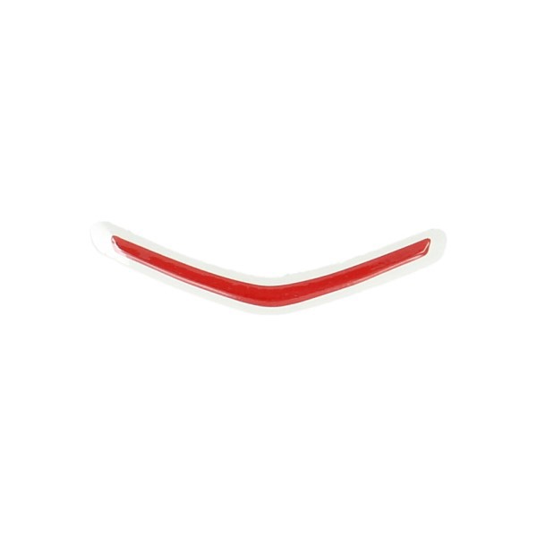 sierstrip Piaggio origineel voorscherm midden euro-2/4 onder rood sprint 1b001497