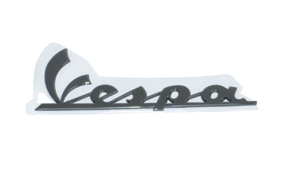 sticker Piaggio origineel woord [vespa] zijscherm smoke lx, sprint, vespa S 2h000926