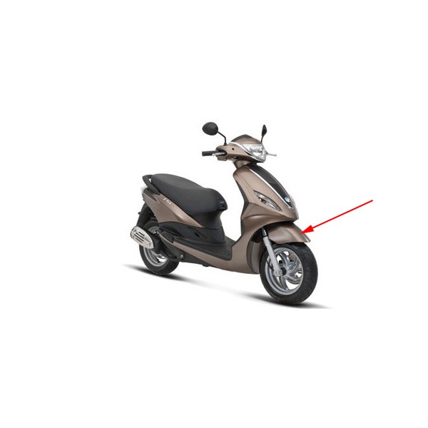voorspatbord Piaggio origineel bruin marrone 130/a fly new 2012 67368200me=op=op