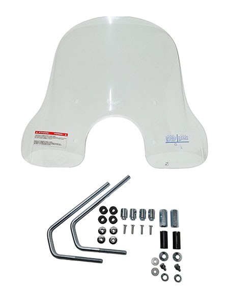 windscherm Piaggio origineel met bevestigingsset 250/300cc 50cm helder gts 675048