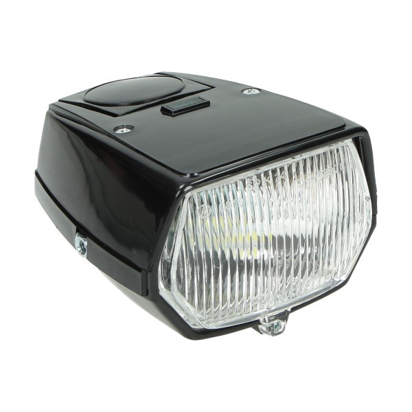 koplamp DMP led zwart puch