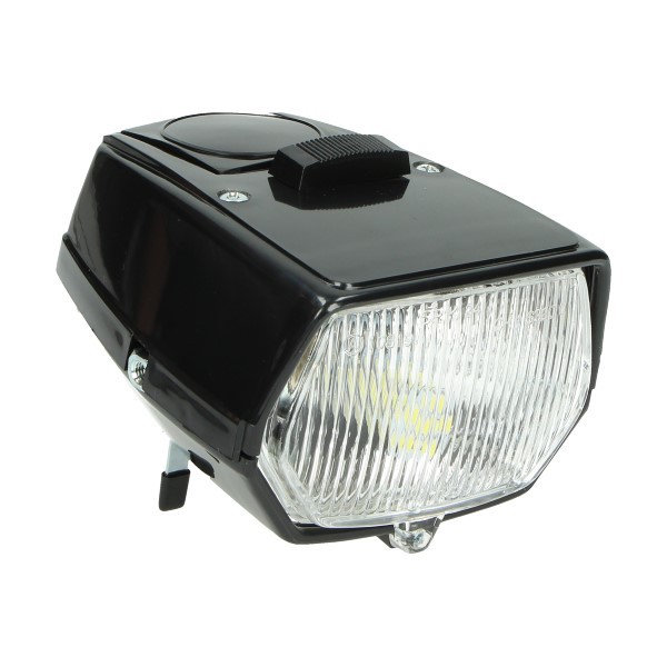 koplamp DMP led met lichtschakelaar zwart puch maxi