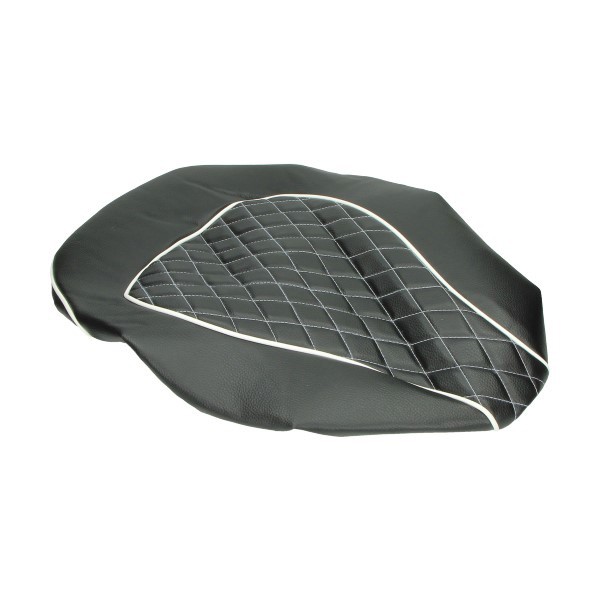 buddydek Regia (made in EU) Piaggio chesterfield zwart/wit zip2006 4t