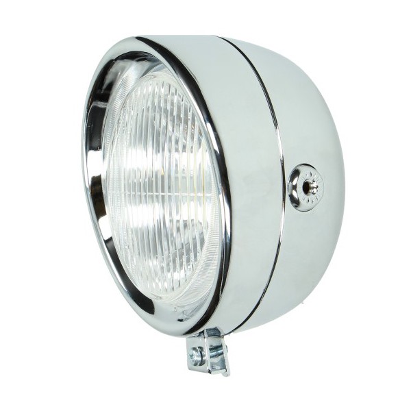 koplamp DMP rond classic chroom puch maxi, puch