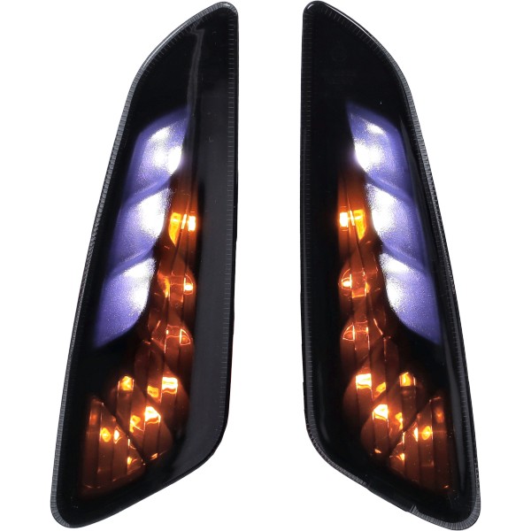 knipperlichtset DMP led e-keur SP met dagrijverlichting voor donker smoke primavera, sprint