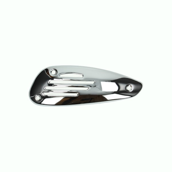 hitteschild uitlaat euro-2 chroom lx 4t, primavera 4t, sprint 4t-2v, vespa S 4t