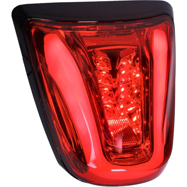 achterlicht DMP led tube E-keur rand zwart glans/rood glas primavera, sprint