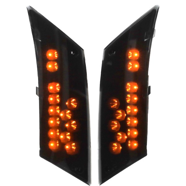 knipperlichtset DMP led matrix oplopend achter smoke zip2000