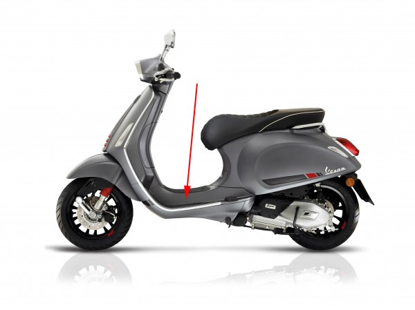 treeplank Piaggio origineel grijs titanio 707/C sprint sport 67361200hq