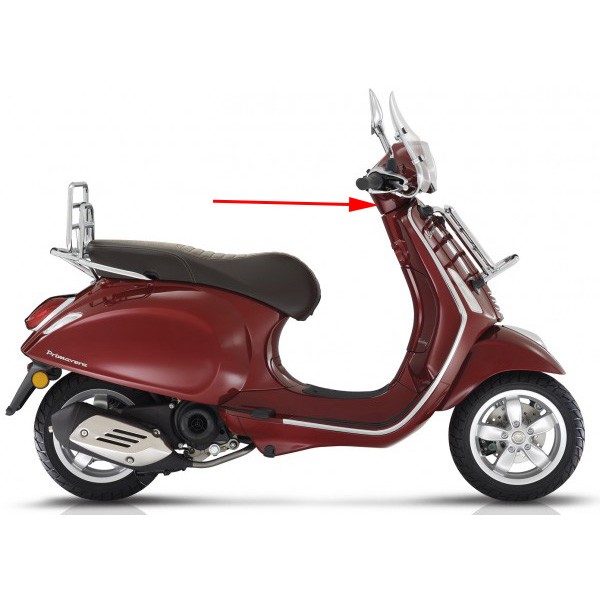 stuurkap Piaggio origineel onder rood metallic 880/a primavera touring 67364700yr5=op=op