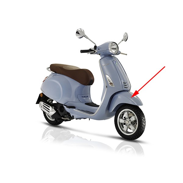voorspatbord Piaggio origineel blauw 279/a primavera 1b000947000t8