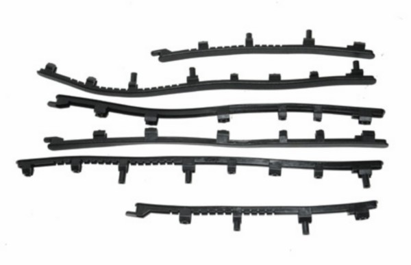rubber Piaggio origineel set plaatwerkset vespa lx, vespa S 65712645