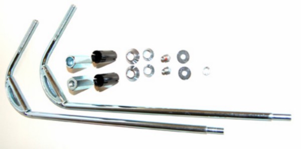 windscherm Piaggio origineel bevestigingset chroom vespa lx, vespa S 602871m