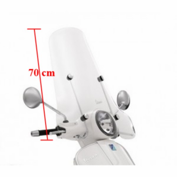 windscherm Piaggio origineel hoog + bev. set tot 2022 70cm gt 200cc, gts, gts 125cc, gts alle mod., gts super 300cc 654451