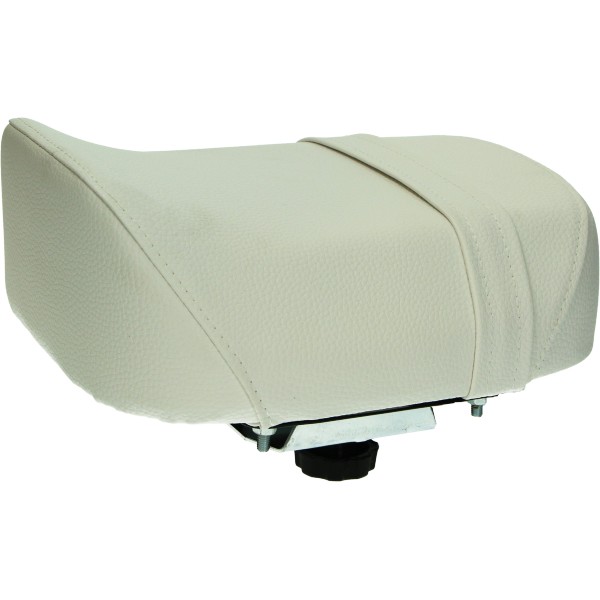 duo-seat (made in EU) wit camino, agm Goccia, puch maxi, bromfiets vespa, tomos