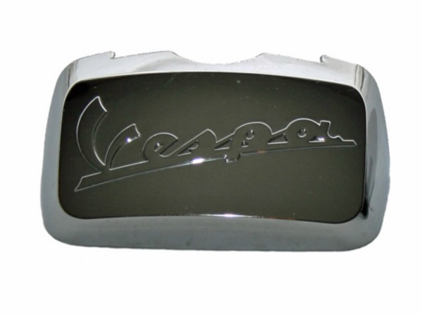 afdekkap Piaggio origineel oppakbeugel achterdrager chroom gts, lxv, vespa lx, vespa S 623336