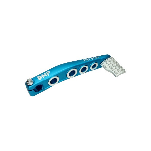 kickstartpedaal DMP blauw alu sco piaggio 2t=op=op