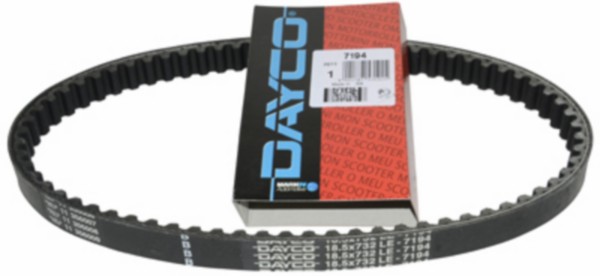 v-snaar dayco/pirelli 18.5x732 et2-et4, lx 2t, lx 4t, lxv, vespa S, zip 4t, zip2000 7194