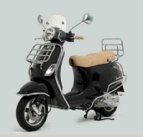 sierbeugelset Piaggio origineel met bevestigingsset voorscherm chroom 2-delig lxv, vespa lx, vespa S 602895m