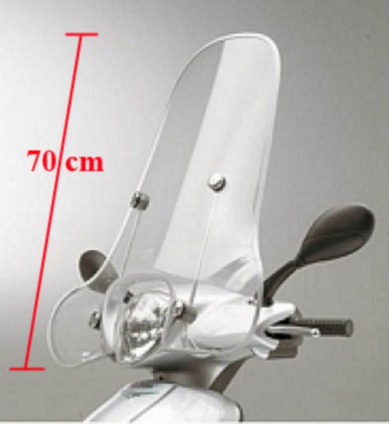 windscherm Piaggio origineel met bevestigingsset hoog helder fly, fly rst 622846