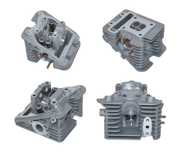 cilinderkop Piaggio origineel + kleppen 4-kleps lx 4t-4v, sco piaggio 4t-4v, vespa S 4t-4v 845423=op=op
