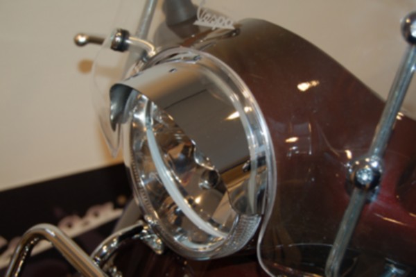 DMP luifel koplamp (losse luifel 41336) chroom vespa lx