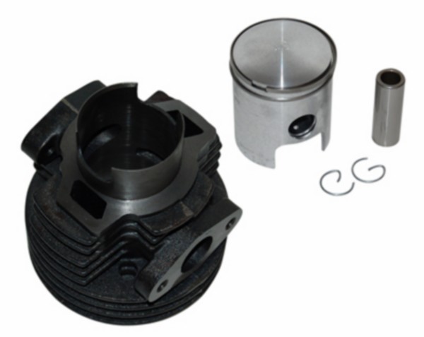 cilinder 40mm (zuiger met L veer) 60cc ms50, mv50, puch