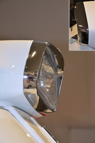 koplamprand DMP + luifel chroom vespa S