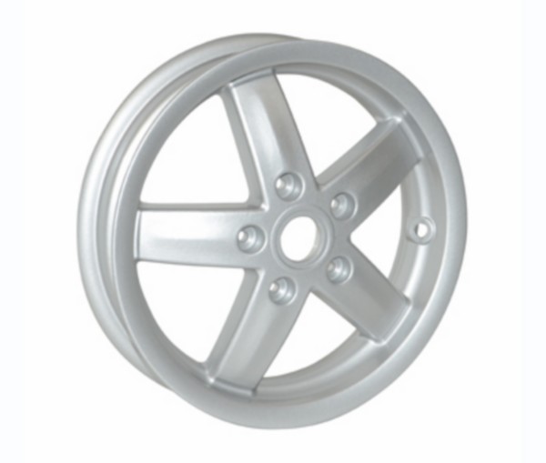 voorwiel Piaggio origineel zilver lxv, vespa lx, vespa S 58579r