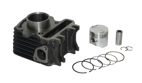 cilinder DMP + zuiger 39mm lx 4t, sco piaggio 4t-2v, zip 4t