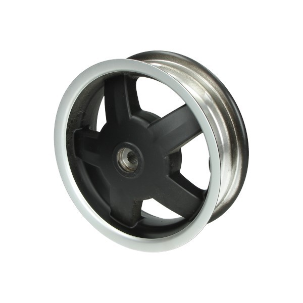 achterwiel Piaggio origineel zwart mat/gepolijst lxv, vespa lx, vespa S 6672536