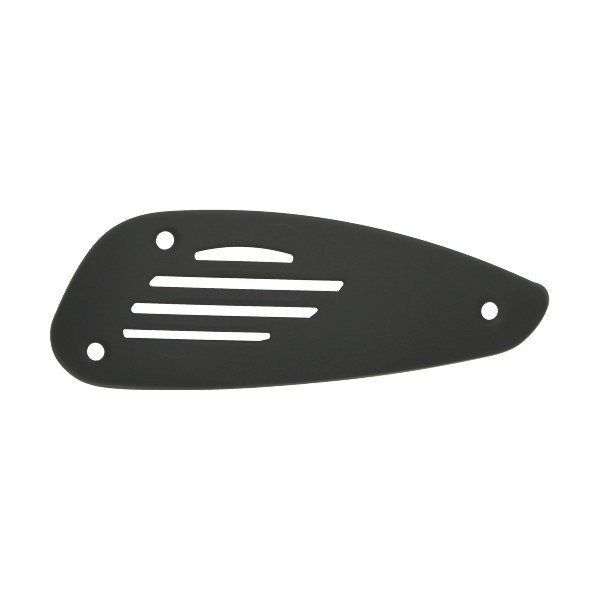 hitteschild uitlaat euro-2 zwart mat fly 4t-4v, lx 4t, lxv, primavera, sprint, vespa S
