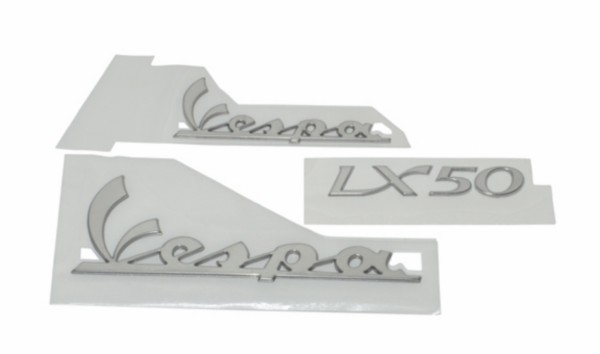 stickerset piaggio aluminium vespa lx