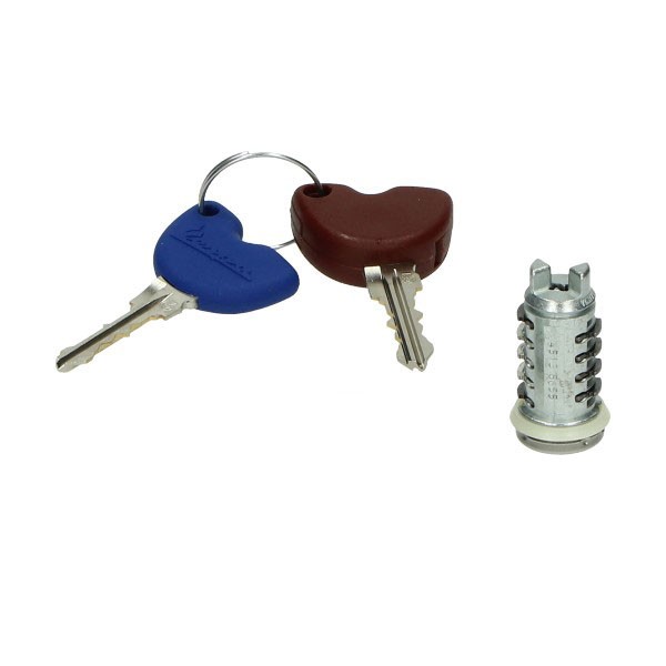 contactslot Piaggio origineel + code card gts 125cc, gts 250cc, gts alle mod., gts super 300cc, gtv, primavera 150 4t, sprint 125 4t 1b004727r
