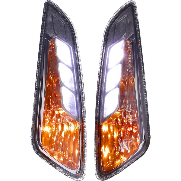 knipperlichtset DMP led dagrijverlichting bol/knip voor licht smoke primavera, sprint