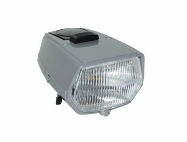 koplamp DMP vierkant + schakelaar A-kwaliteit grijs puch maxi