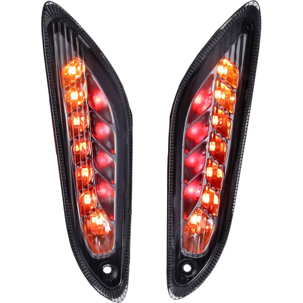 knipperlichtset DMP led luxe knipper+achter/remlicht achter zwart/smoke primavera, sprint