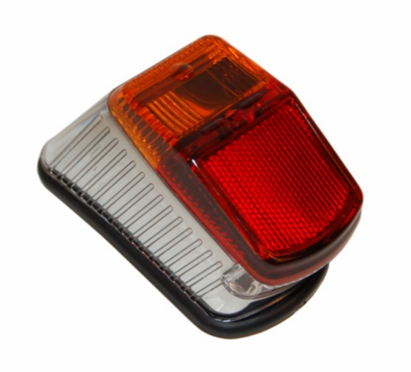 achterlicht origineel model rood/chroom kreidler ot
