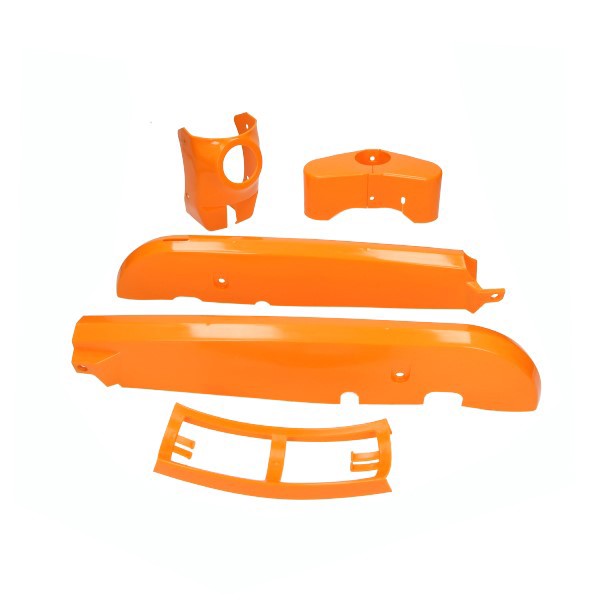 plaatwerkset oranje 4-delig kreidler