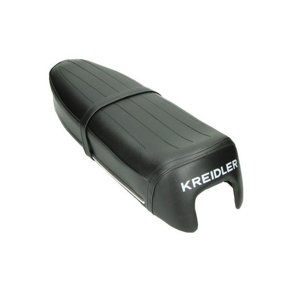 buddyseat model 1973 + woord lengte strepen (made in EU) zwart kreidler