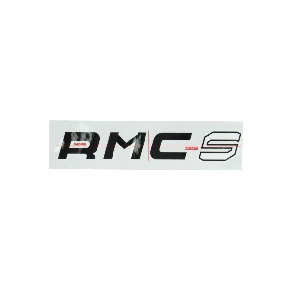 sticker rmc-s zwart/wit kreidler