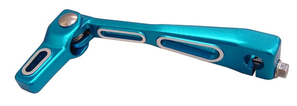 schakelpedaal DMP 3-gaats blauw alu minarelli am6