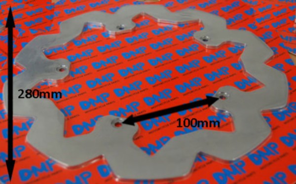 remschijf DMP wave voor 280mm rs, tzr