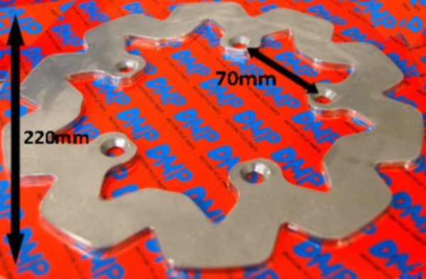 remschijf DMP wave aprilia achter 220mm rs1999, tzr=op=op
