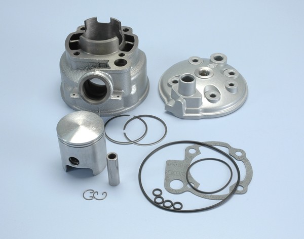 cilinder met kop polini big bore 50mm minarelli am6 133.1009