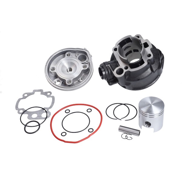 cilinder met kop DMP 70cc 47mm minarelli am6