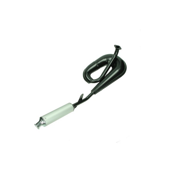 uitlaat tecno circuit (made in EU) zwart/alu tomos